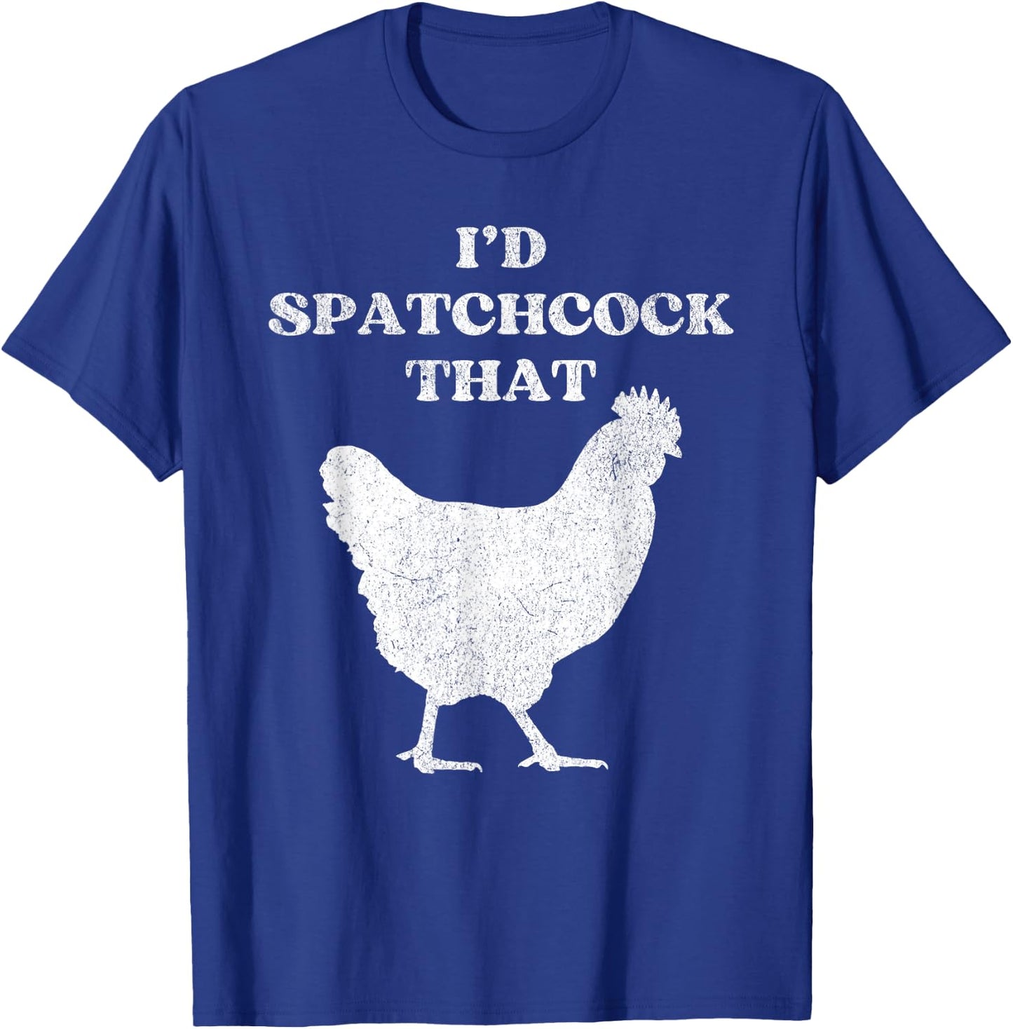 Funny Butcher Chicken Spatchcock T-Shirt - T-Shirt | Royal