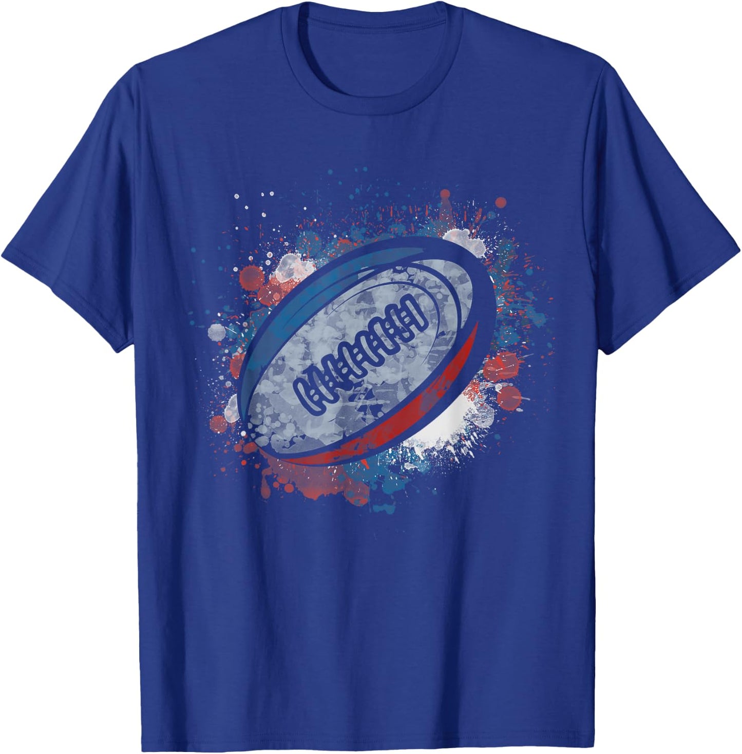 Rugby Jersey Player Splash Child Splash Ball , Black, S T-Shirt - T-Shirt | Royal