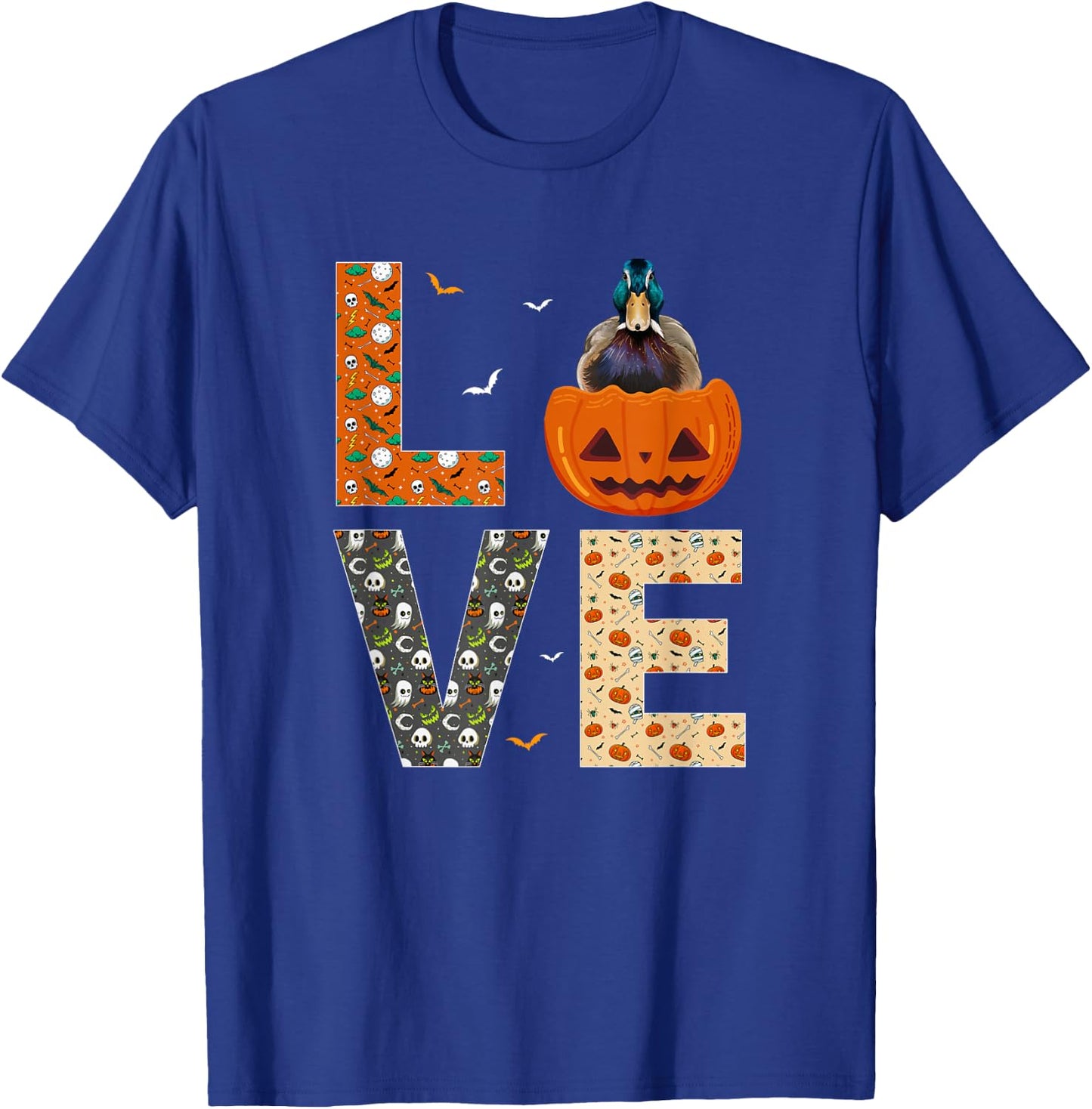 Mallard Bird Lovers Boys Girls Kids Funny Halloween Costume T-Shirt - T-Shirt | Royal