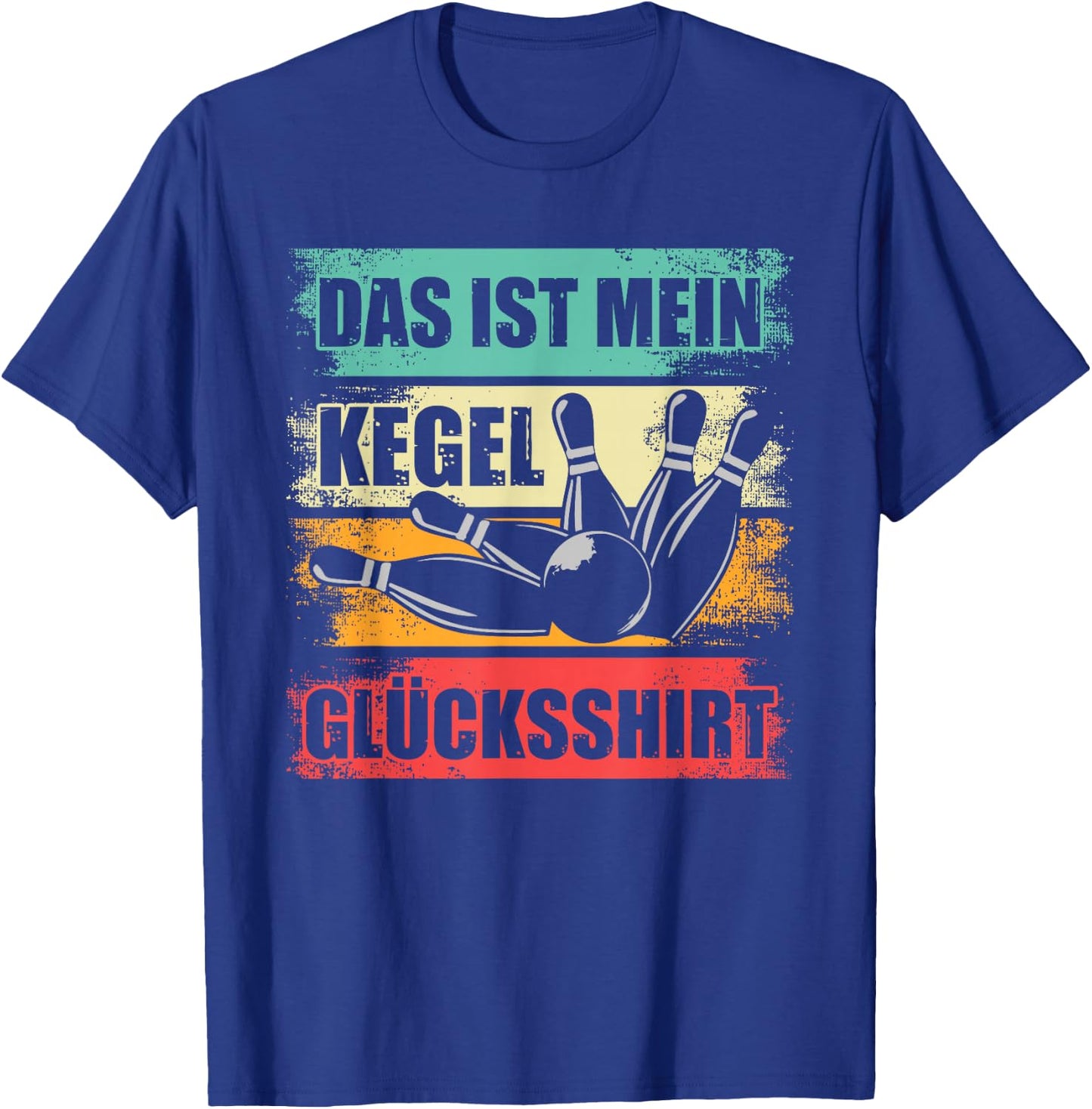Kegel Lucky Shirt Skittles Skittler Sports Kegler Cones , black T-Shirt - T-Shirt | Royal