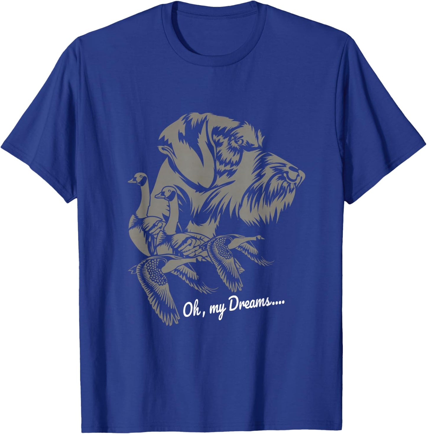 Drahthaar Dog Hunter Bird Hunting Dog Owner Gift T-Shirt - T-Shirt | Royal