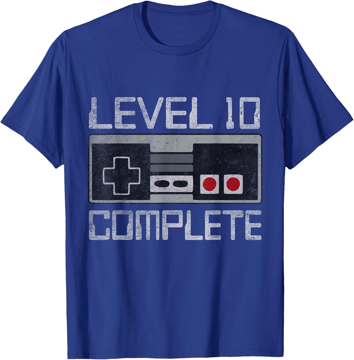 Level 10 Complete 10 Year 10th Wedding Anniversary T-Shirt - T-Shirt | Royal