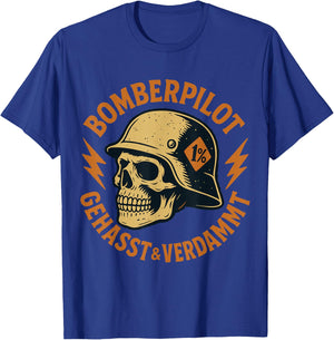 Bomberpilot - Gehasst & Verdammt - Tioz Rocker T-Shirt - T-Shirt | Royal