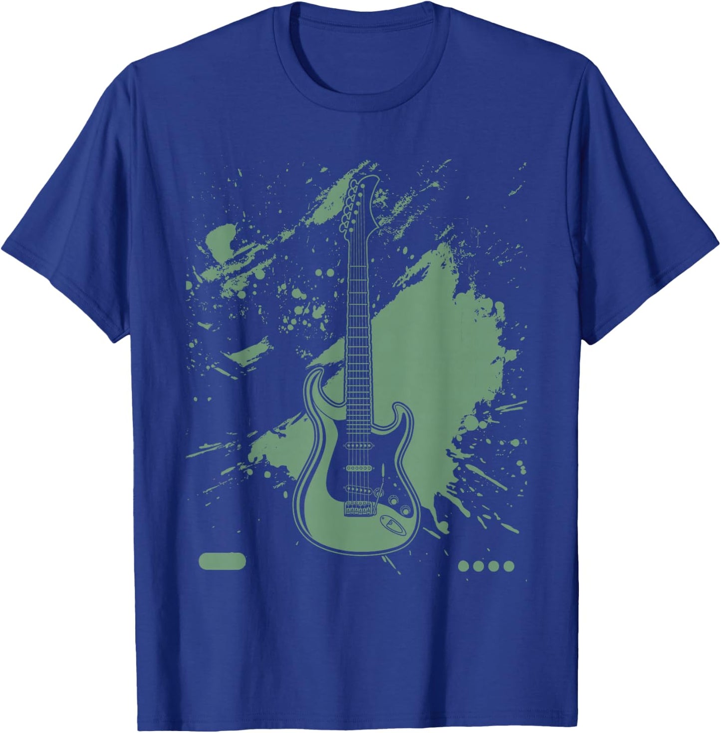Bass Guitar Lover Art Guitarist Bass Players Vintage Guitar T-Shirt - T-Shirt | Royal