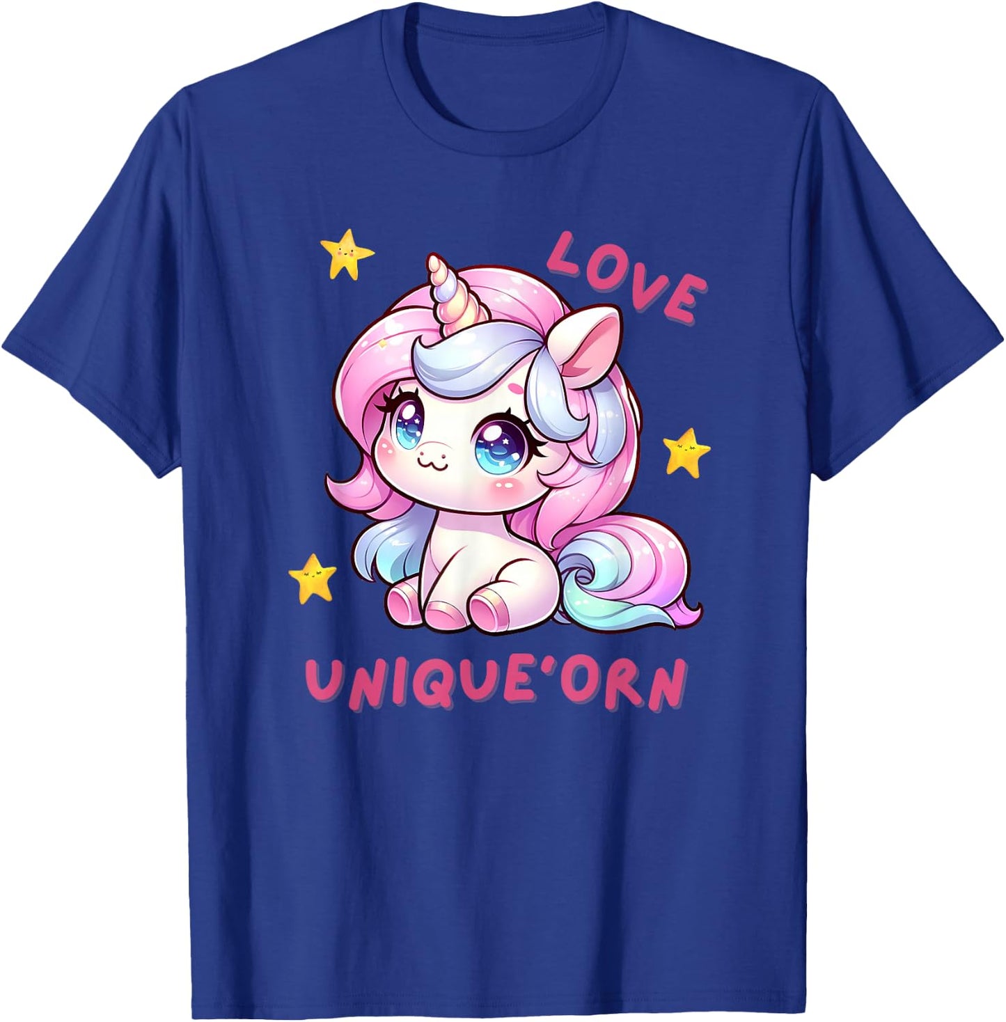 Funny unicorn love unicorn T-Shirt - T-Shirt | Royal