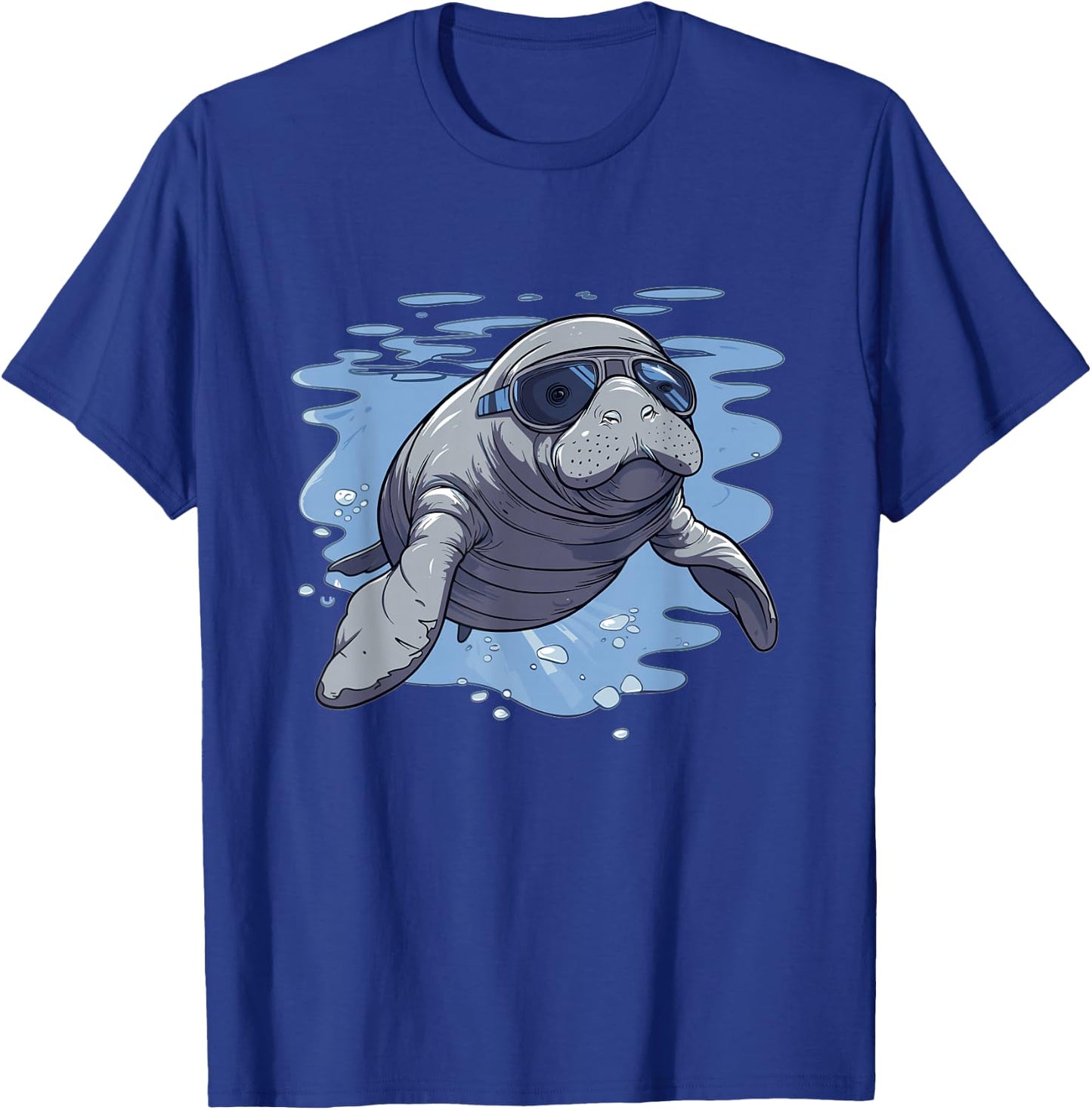 Cute Manatee I Kids Manatee T-Shirt - T-Shirt | Royal