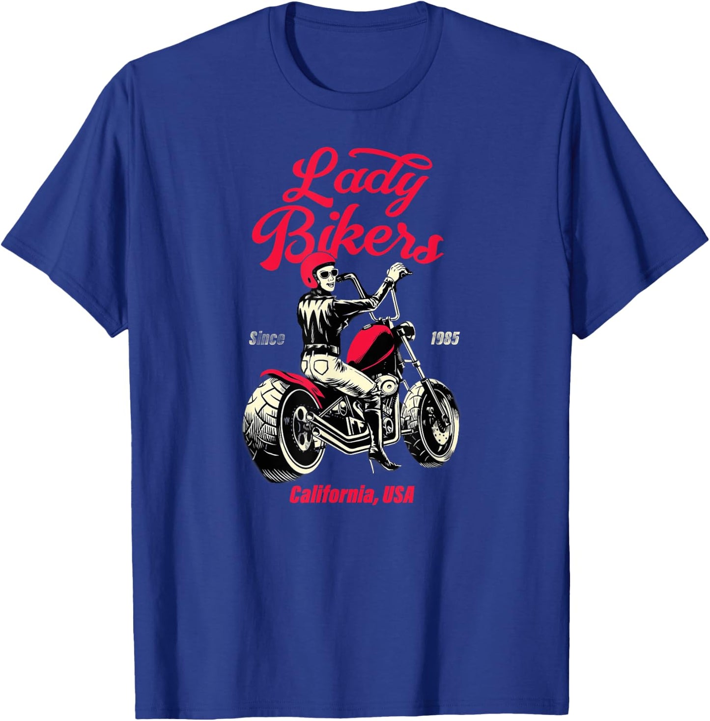 Bike Queen: Reiten wie ein Boss! Lady Biker Power T-Shirt - T-Shirt | Royal