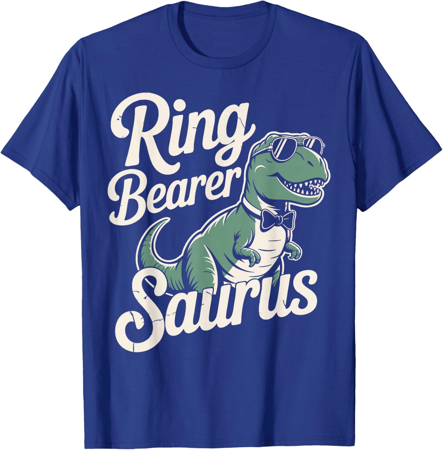 Ring Guy Wedding Party T-Rex Ring Dude T-Shirt - T-Shirt | Royal