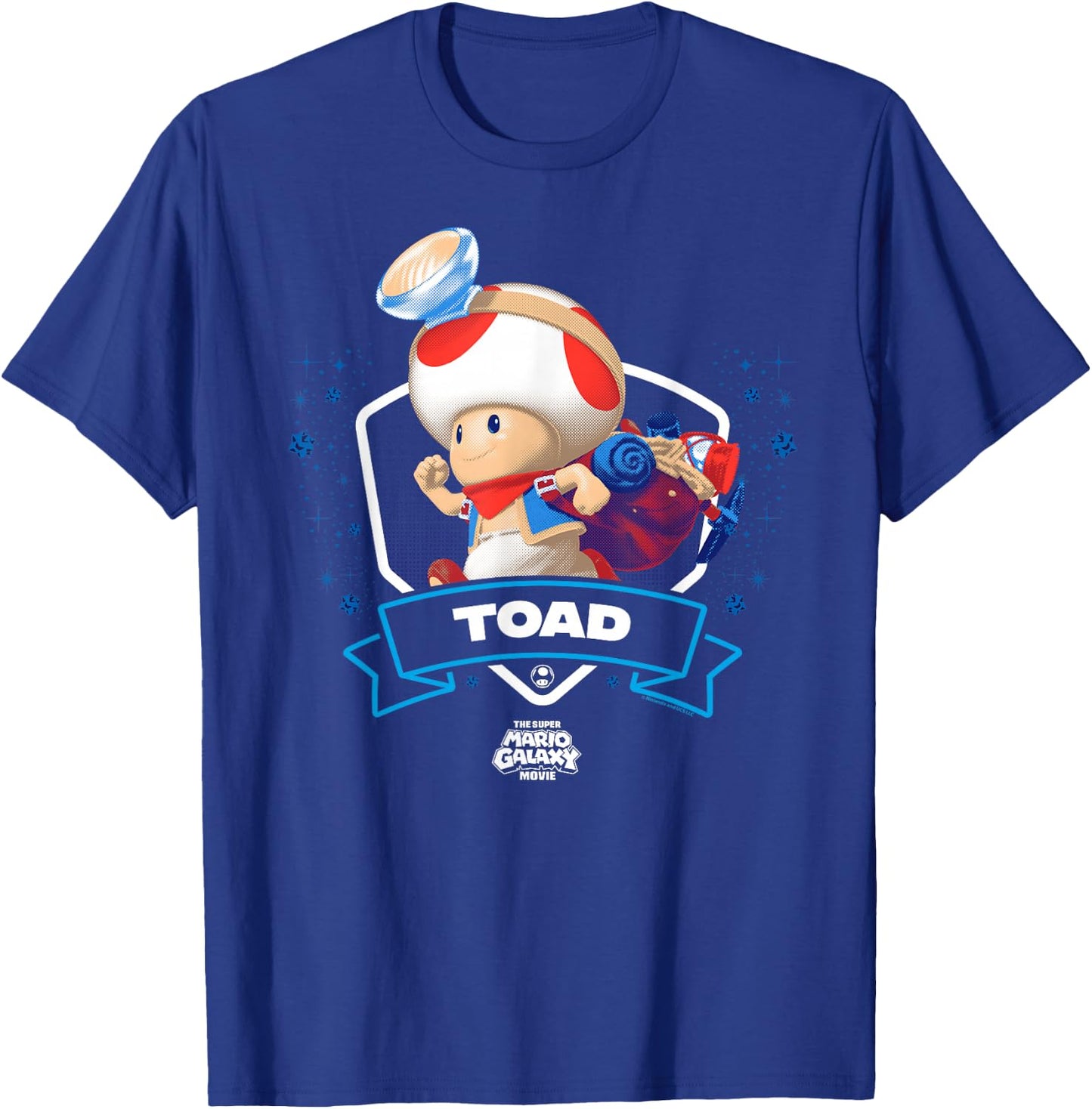 The Super Mario Galaxy Movie Toad Champion T-Shirt - T-Shirt | Royal