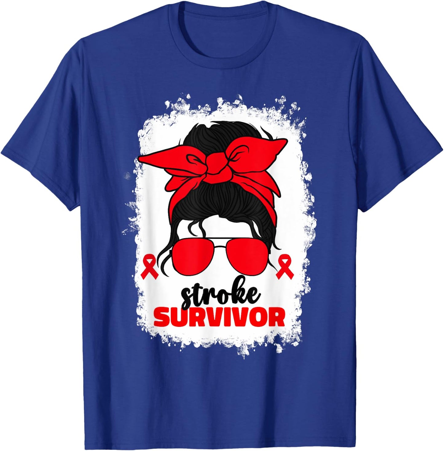 Stroke Survivor Recovery Brain Attack Stroke Awareness Month T-Shirt - T-Shirt | Royal