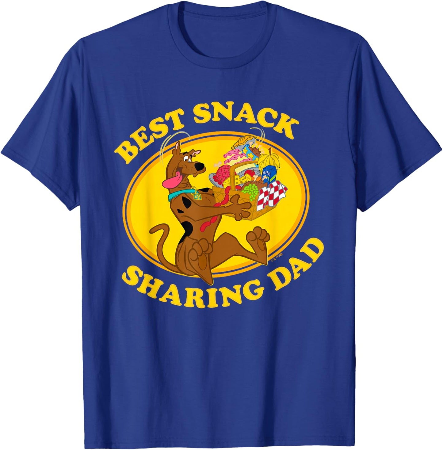 Scooby-Doo Father's Day Best Snack Sharing Dad T-Shirt - T-Shirt | Royal