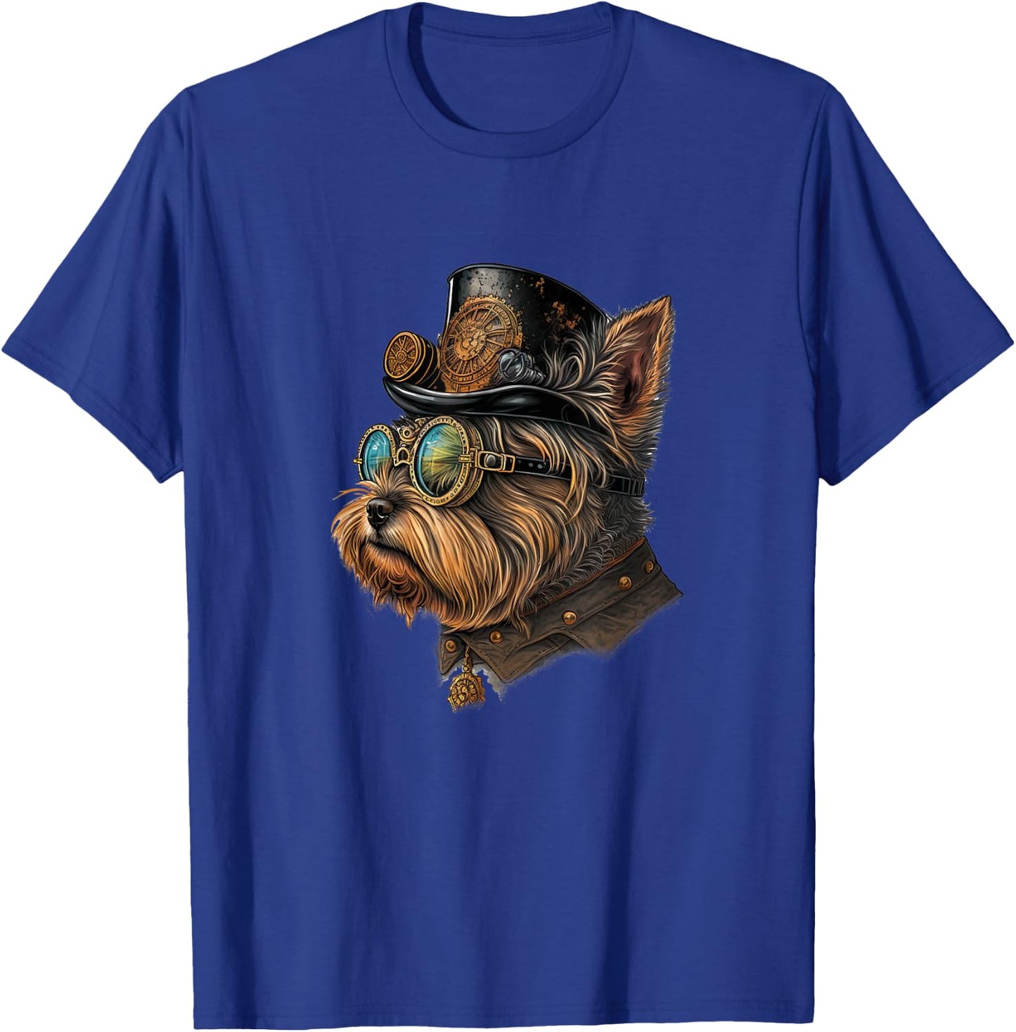 Gothic Steampunk yorkie Yorkshire Terrier T-Shirt - T-Shirt | Royal