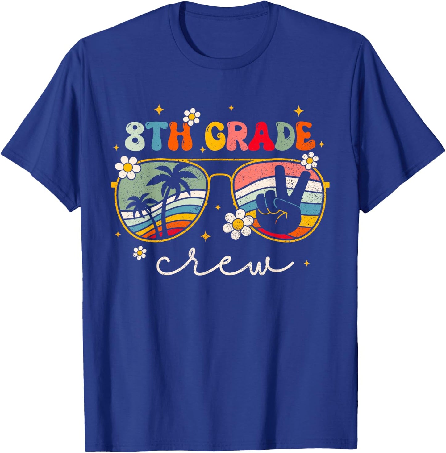 8th Grade Crew teacher team Eighth grade squad girls boys T-Shirt - T-Shirt | Royal