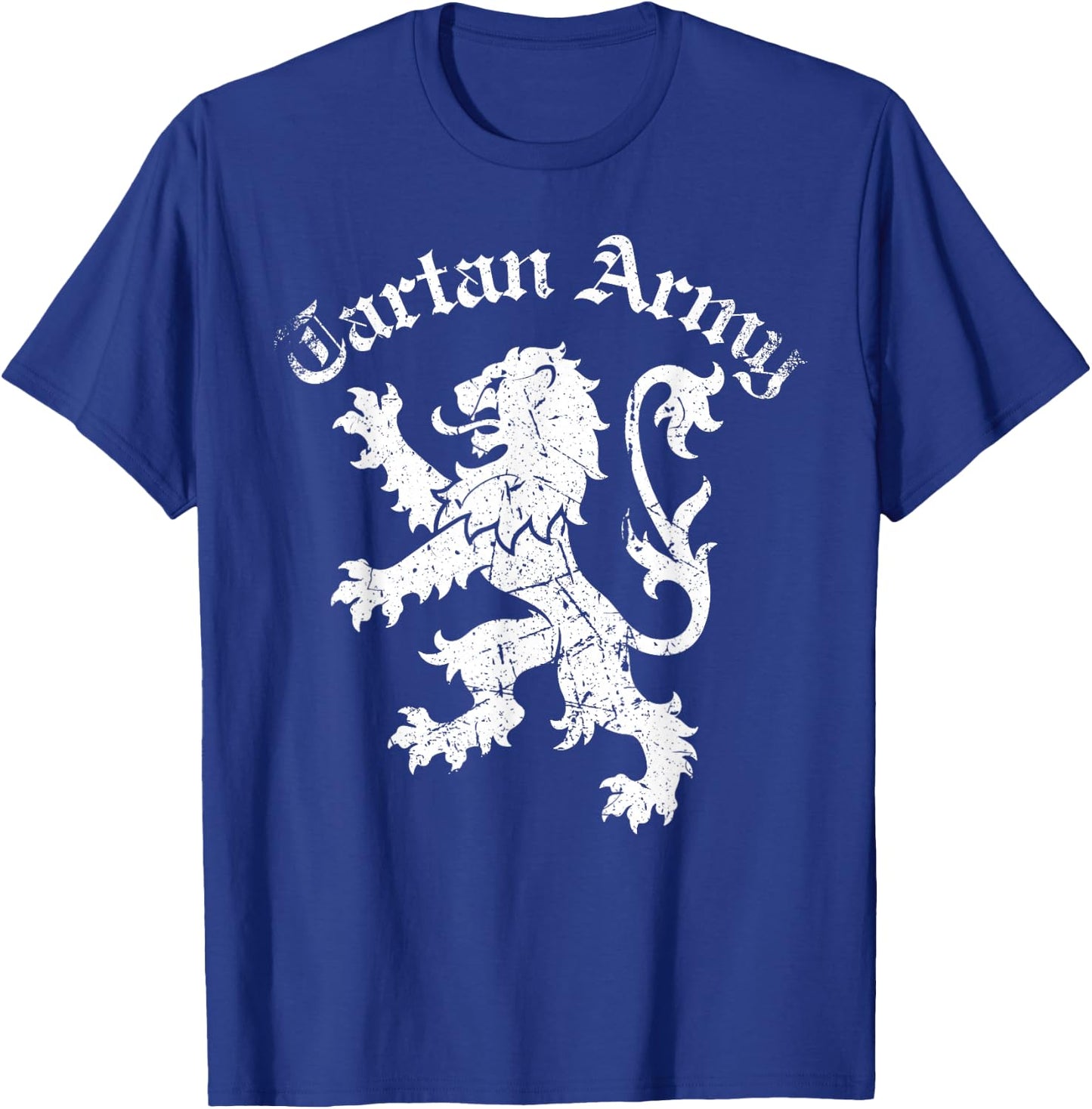 Tartan Army Scotland Patricotic Design T-Shirt - T-Shirt | Royal
