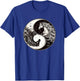 Yin Yang Asian Culture Horses Moon T-Shirt - T-Shirt | Royal