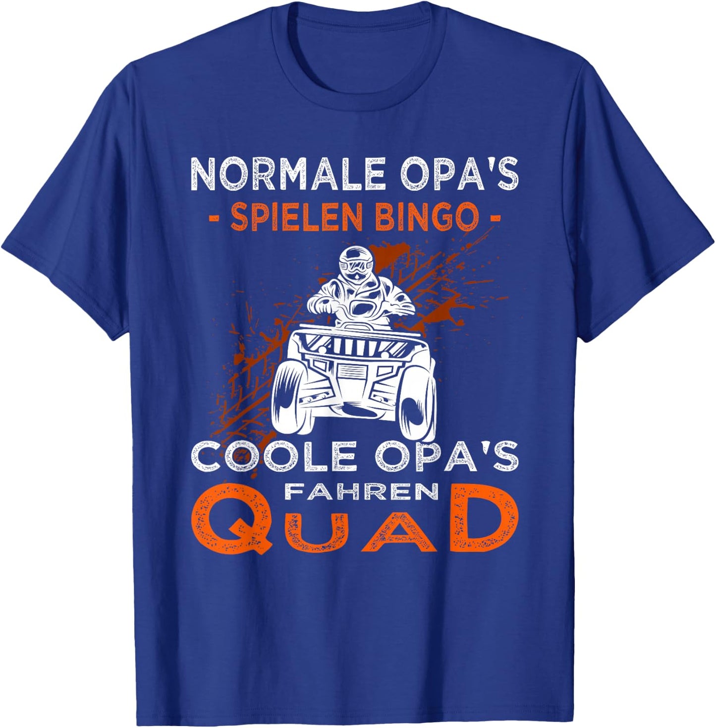 Coole Opas fahren Quad | Quadfahrer Opa T-Shirt - T-Shirt | Royal
