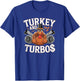 Turkey Turbo Power Apparel Funny Thanksgiving Car Lovers T-Shirt - T-Shirt | Royal