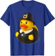 Rubber Duck Pilgrim Thanksgiving Ducky Men Women Kids T-Shirt - T-Shirt | Royal