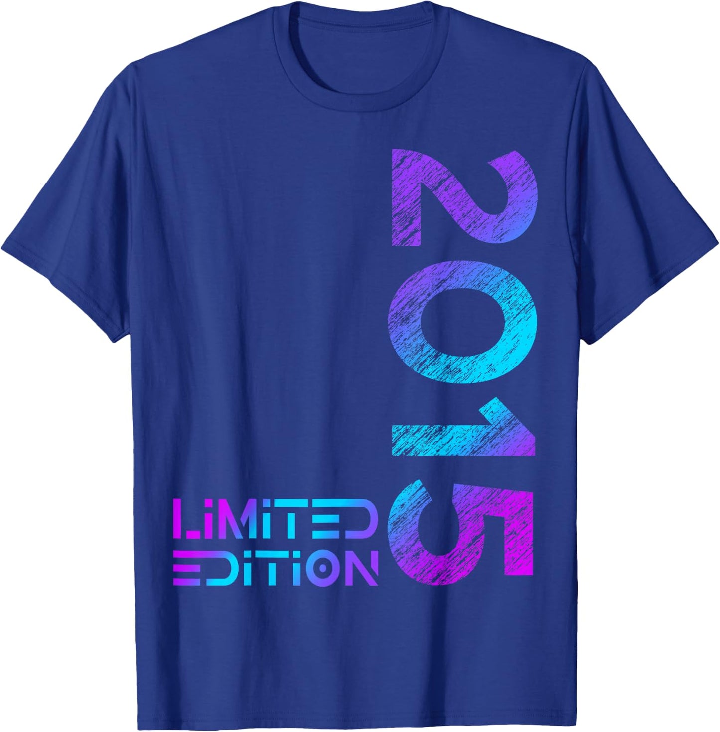 Kids 9th Birthday Limited Edition Vintage 2015 Boy Girl , black T-Shirt - T-Shirt | Royal