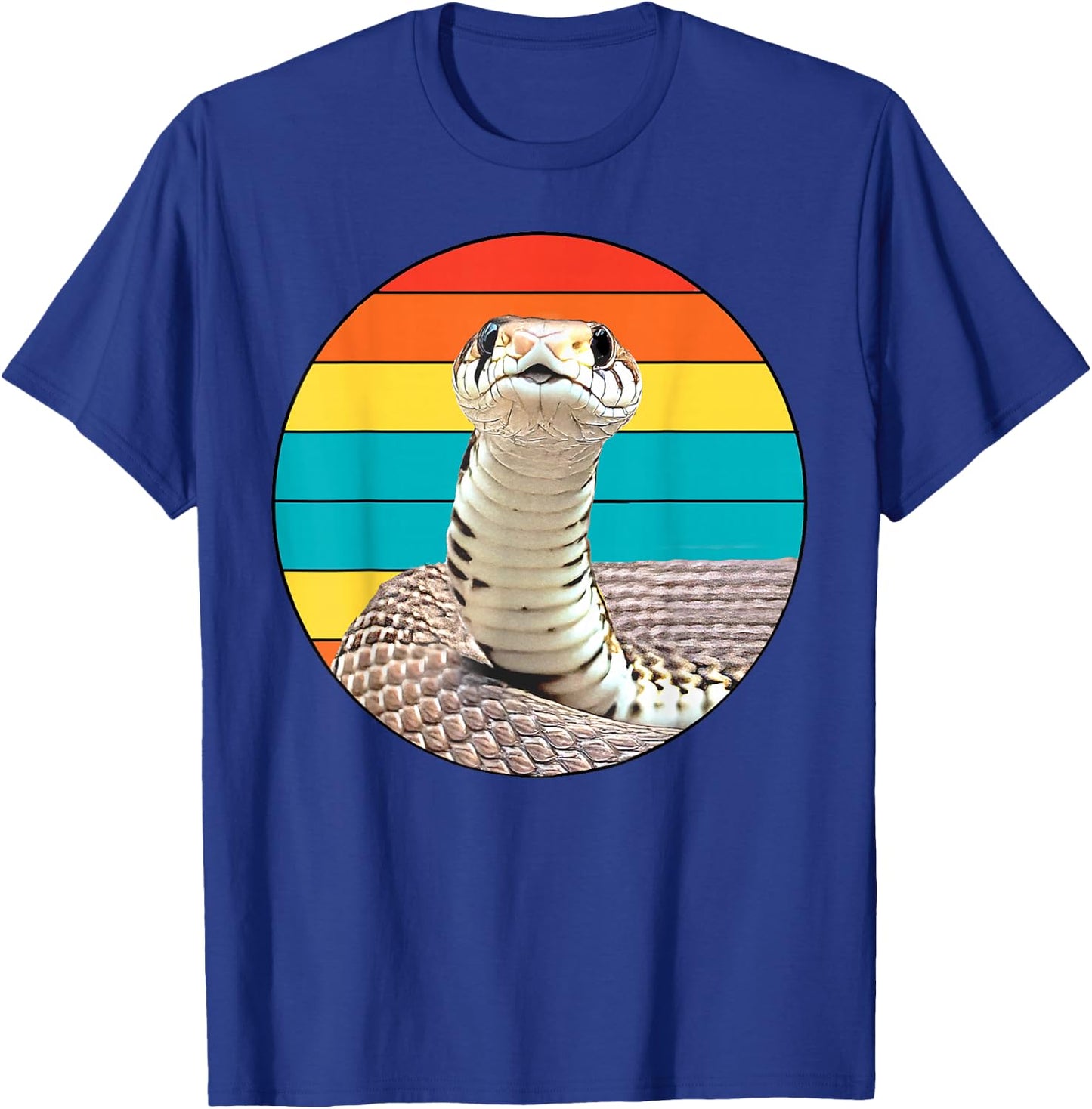 Cute Retro Snake Shirt Vintage Funny Shirt for Snake Lovers T-Shirt - T-Shirt | Royal