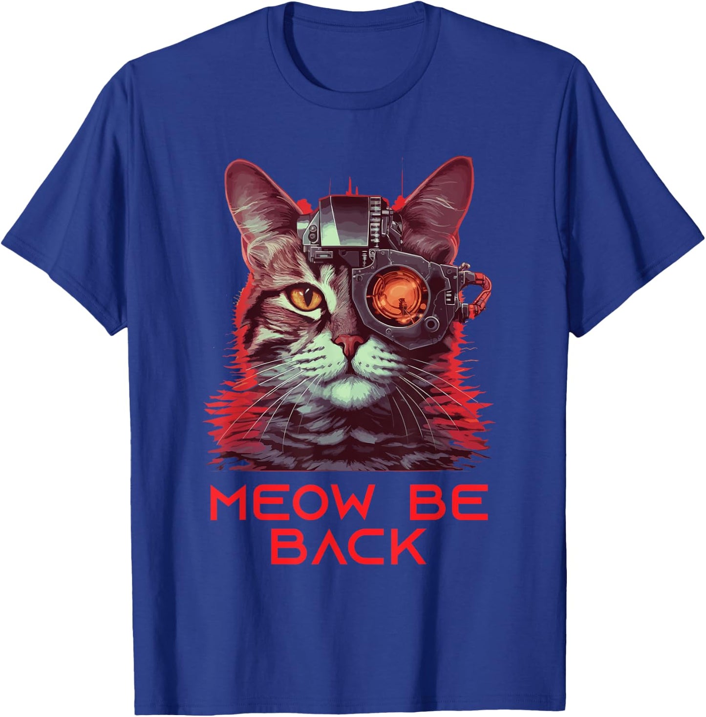 90s Movie Cat Mom Cat Dad Gifts Men Kids Women Pun Funny Cat T-Shirt - T-Shirt | Royal