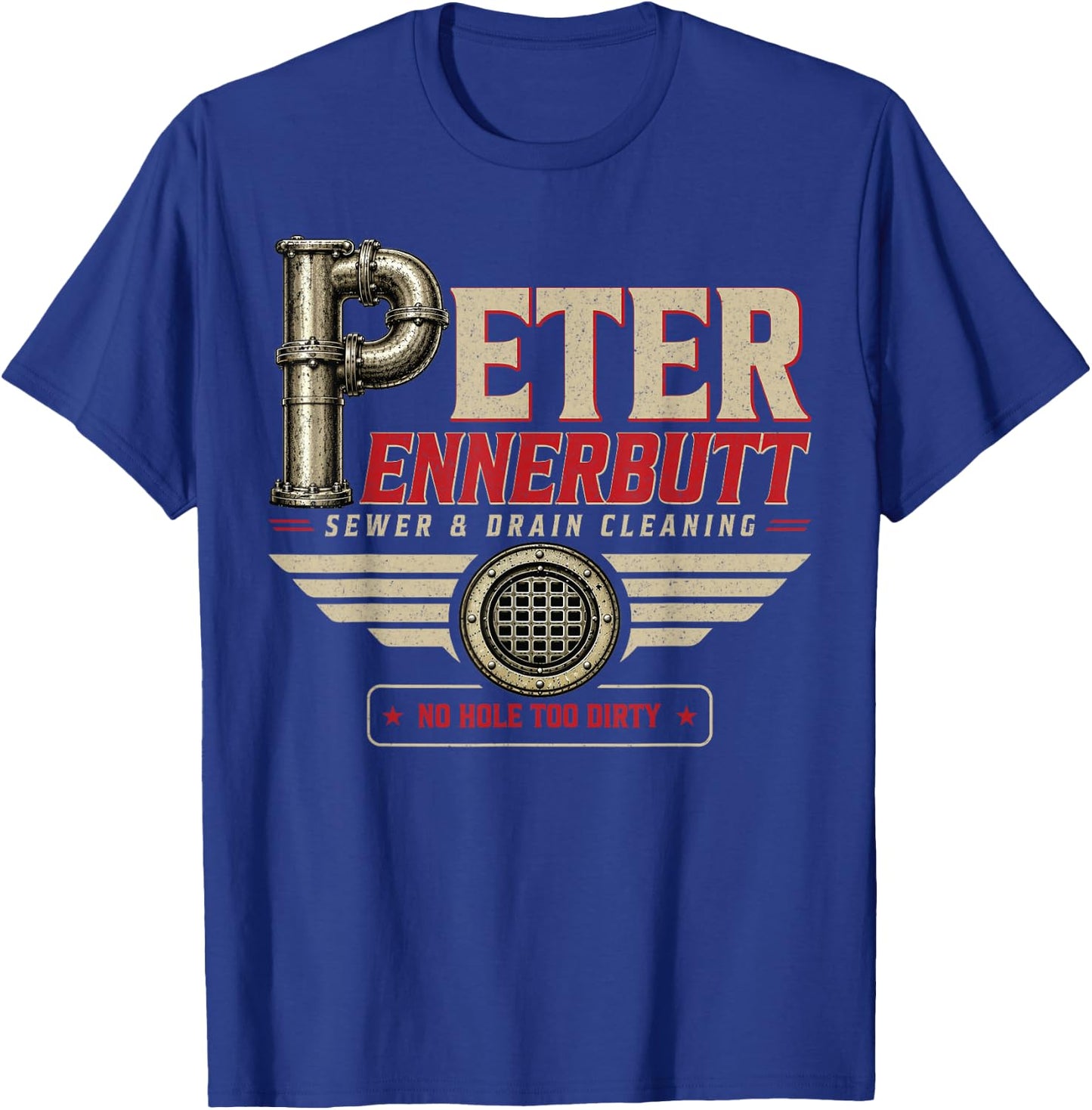 Peter Ennerbutt Funny Adult Humor Innuendo Joke Gag Gifts T-Shirt - T-Shirt | Royal