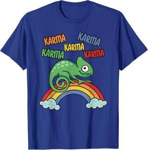 Karma Chameleon Funny T-Shirt - T-Shirt | Royal