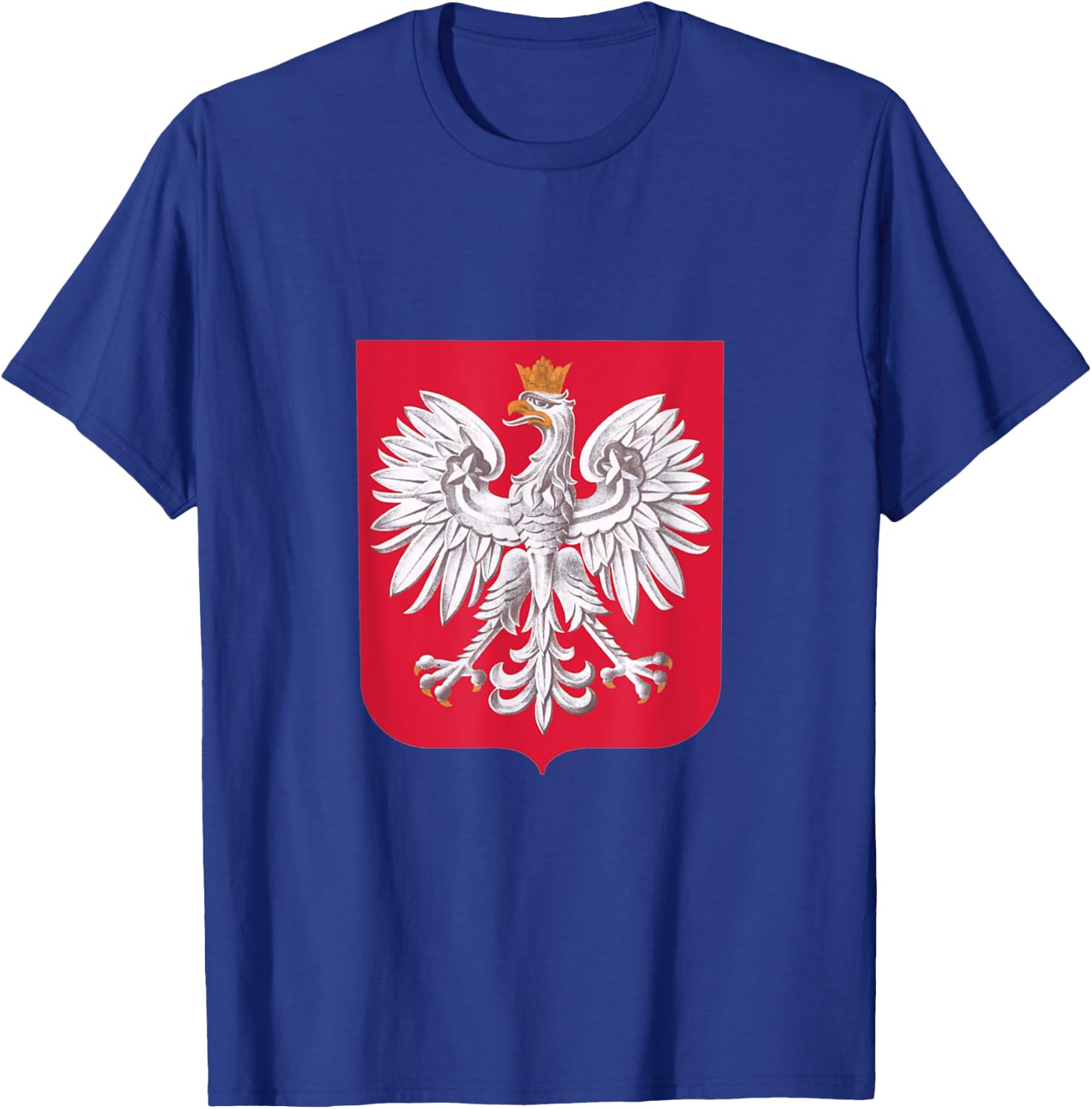 Polish Eagle Shield Poland T-Shirt - T-Shirt | Royal