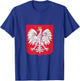Polish Eagle Shield Poland T-Shirt - T-Shirt | Royal