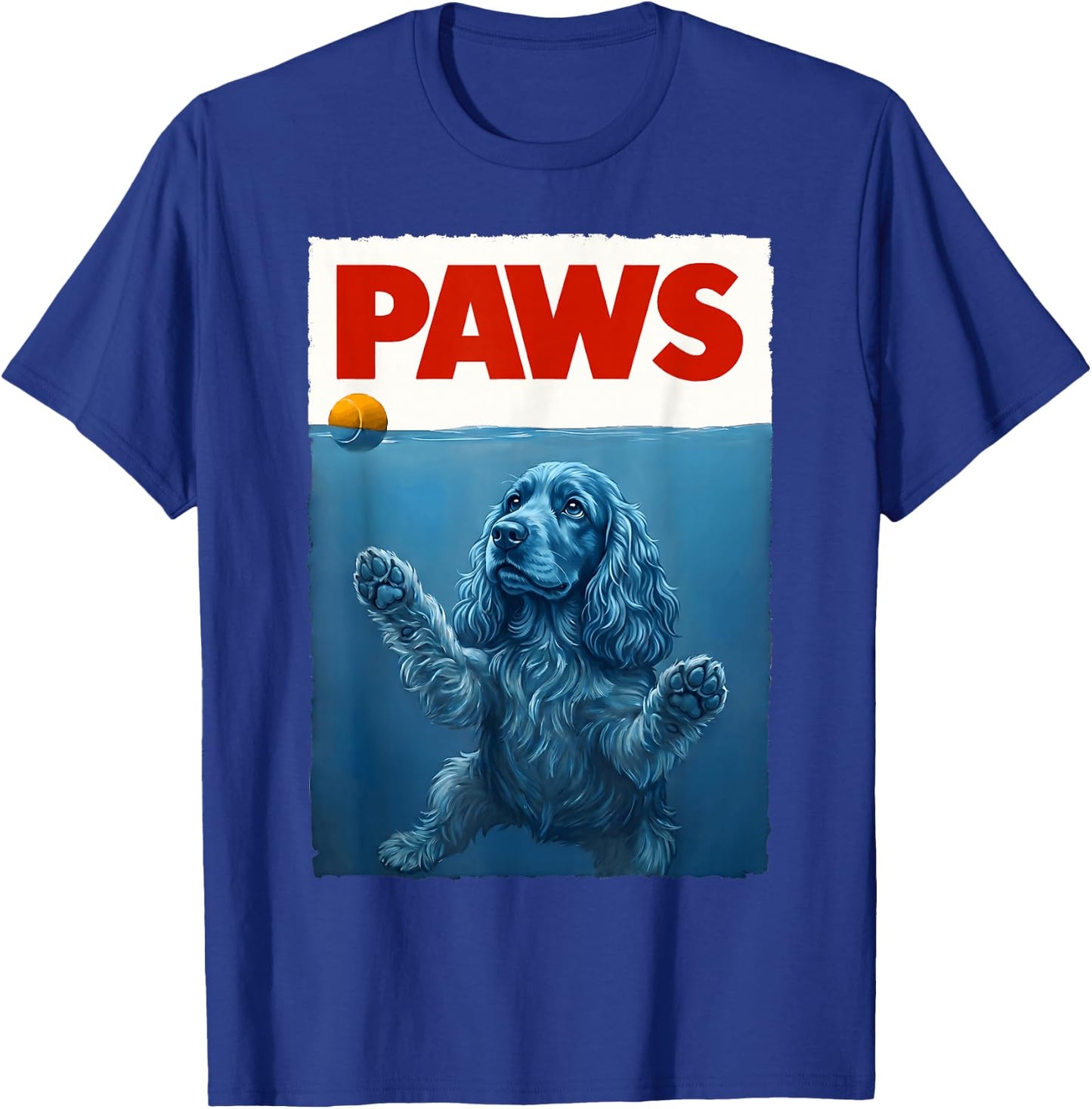 Cute Spaniel Dog Spaniel Mom Funny Spaniel T-Shirt - T-Shirt | Royal
