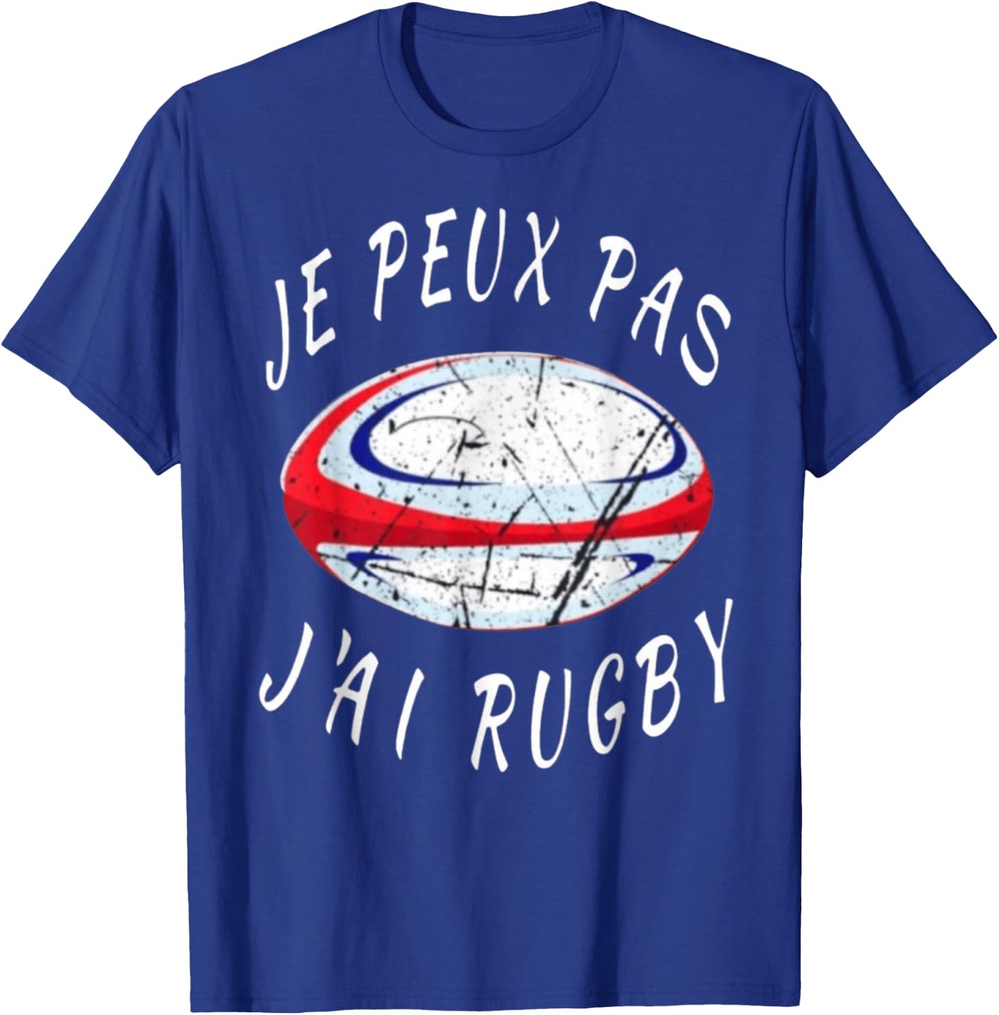 Rugby – Je Peux Pas J'ai Rugby – Rugby Player , Black, S T-Shirt - T-Shirt | Royal