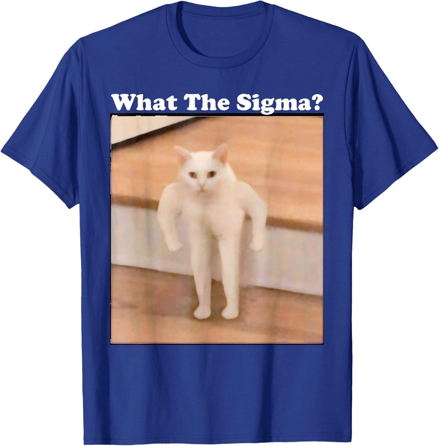 What Sigma Meme Cat Meme Internet Memes Funny Meme Gen Z Pun T-Shirt - T-Shirt | Royal