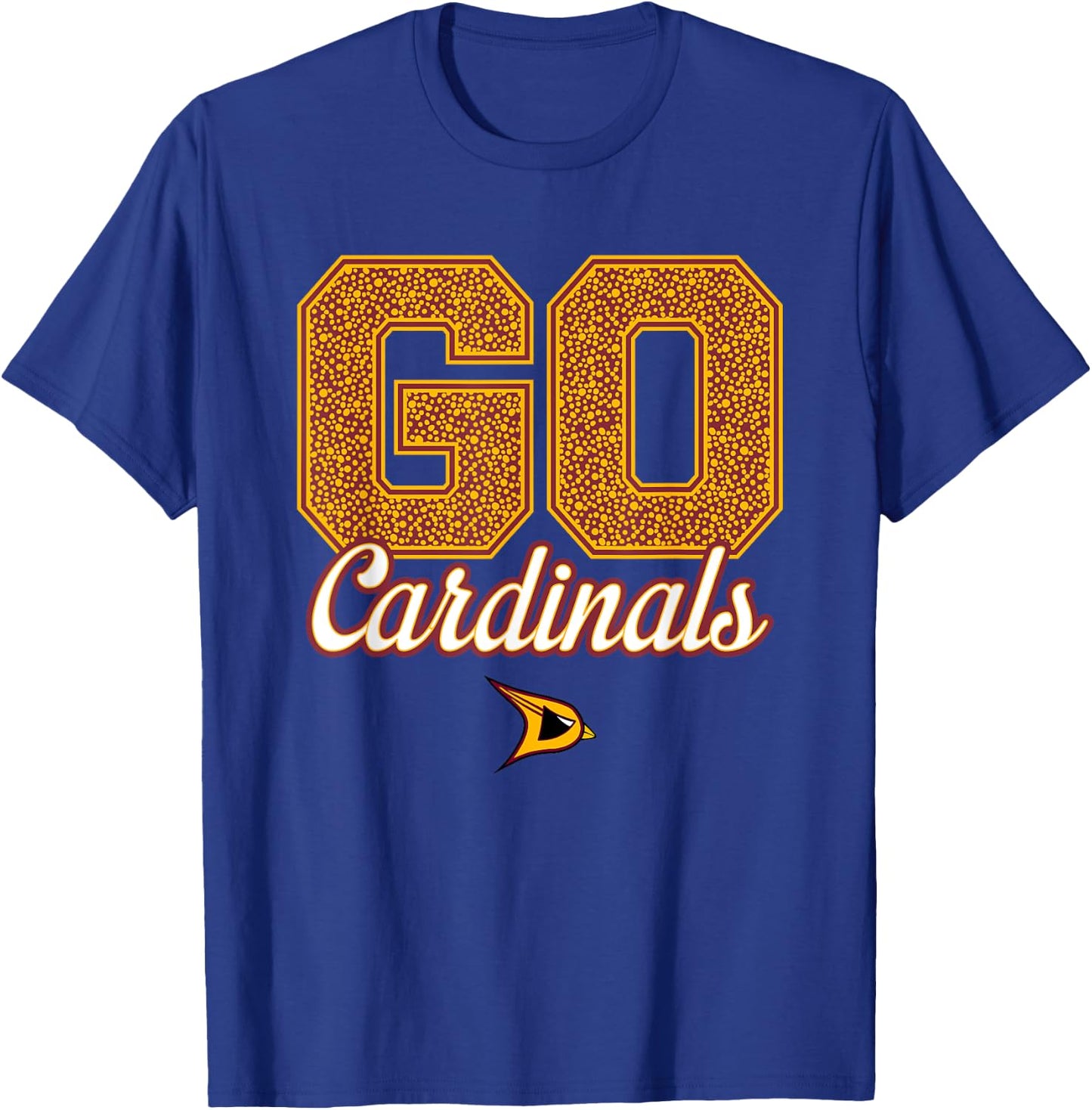 Davison Cardinals Logo GO! School Pride HS T-Shirt - T-Shirt | Royal