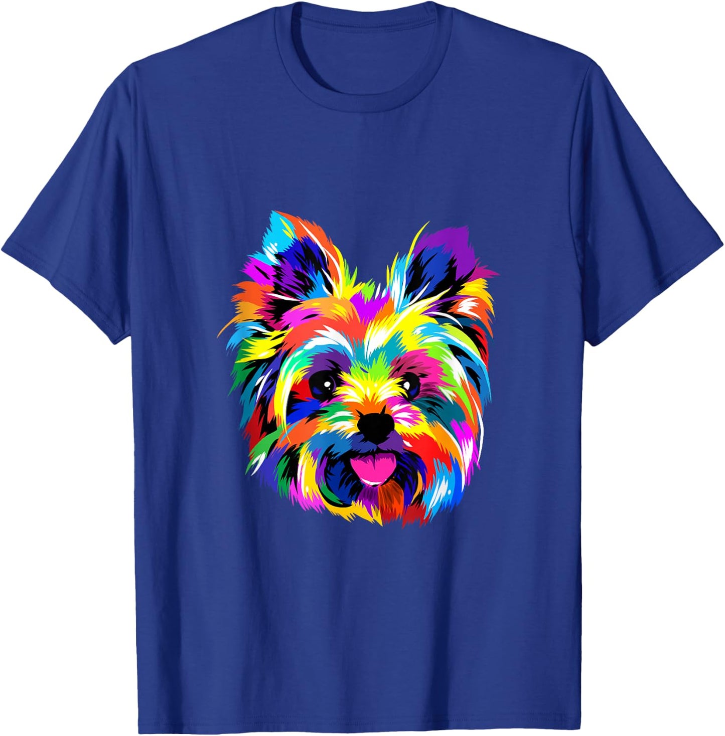 Pop Art Yorkshire Terrier Dog Lover Yorkie Art Yorkie Lovers T-Shirt - T-Shirt | Royal