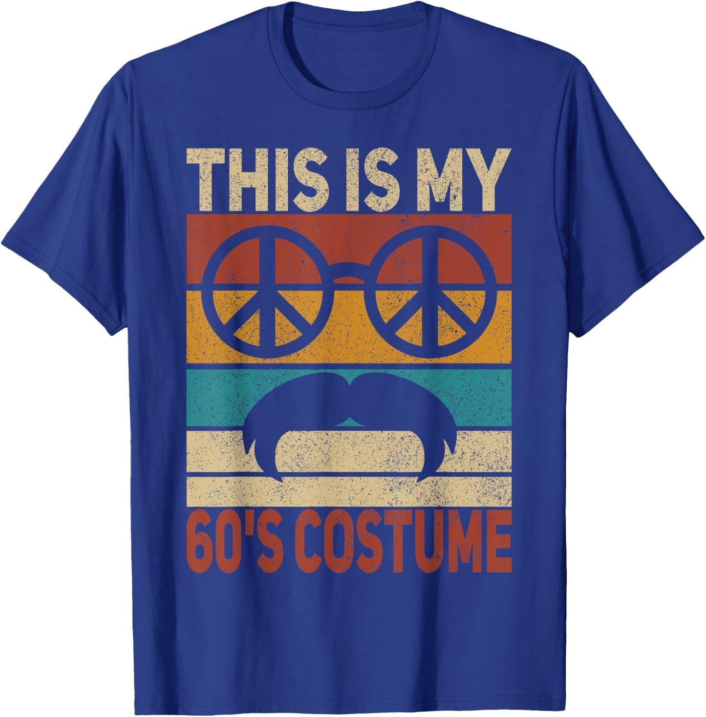 My 60s Costume 60 Style Men 60's Disco 1960s 60 Party Outfit T-Shirt - T-Shirt | Royal