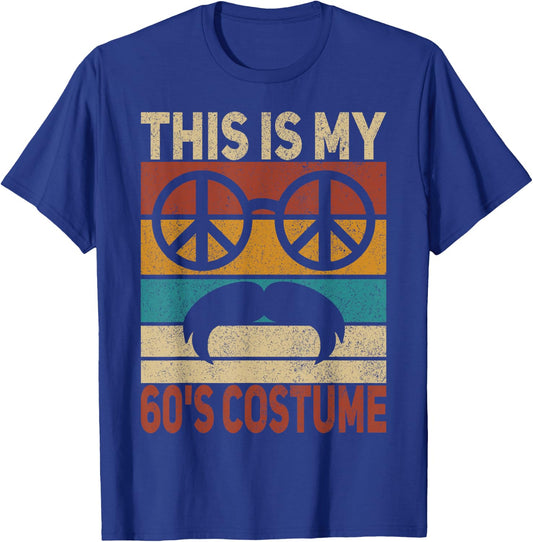 My 60s Costume 60 Style Men 60's Disco 1960s 60 Party Outfit T-Shirt - T-Shirt | Royal