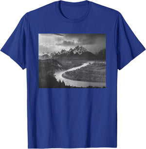 The Tetons and the Snake River T-Shirt - T-Shirt | Royal