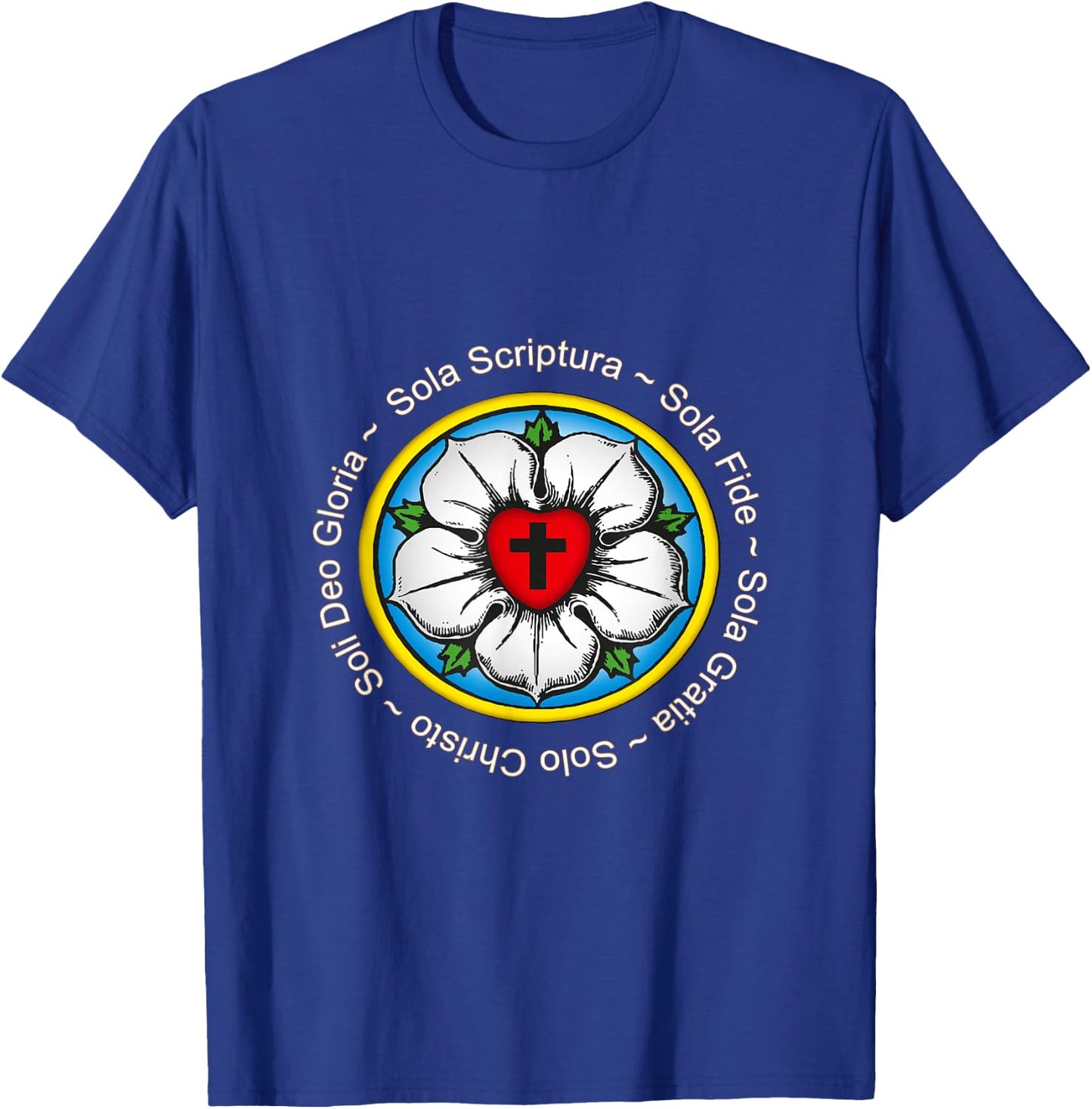 Luther Rose Lutherische Reformation Geschenk T-Shirt - T-Shirt | Royal