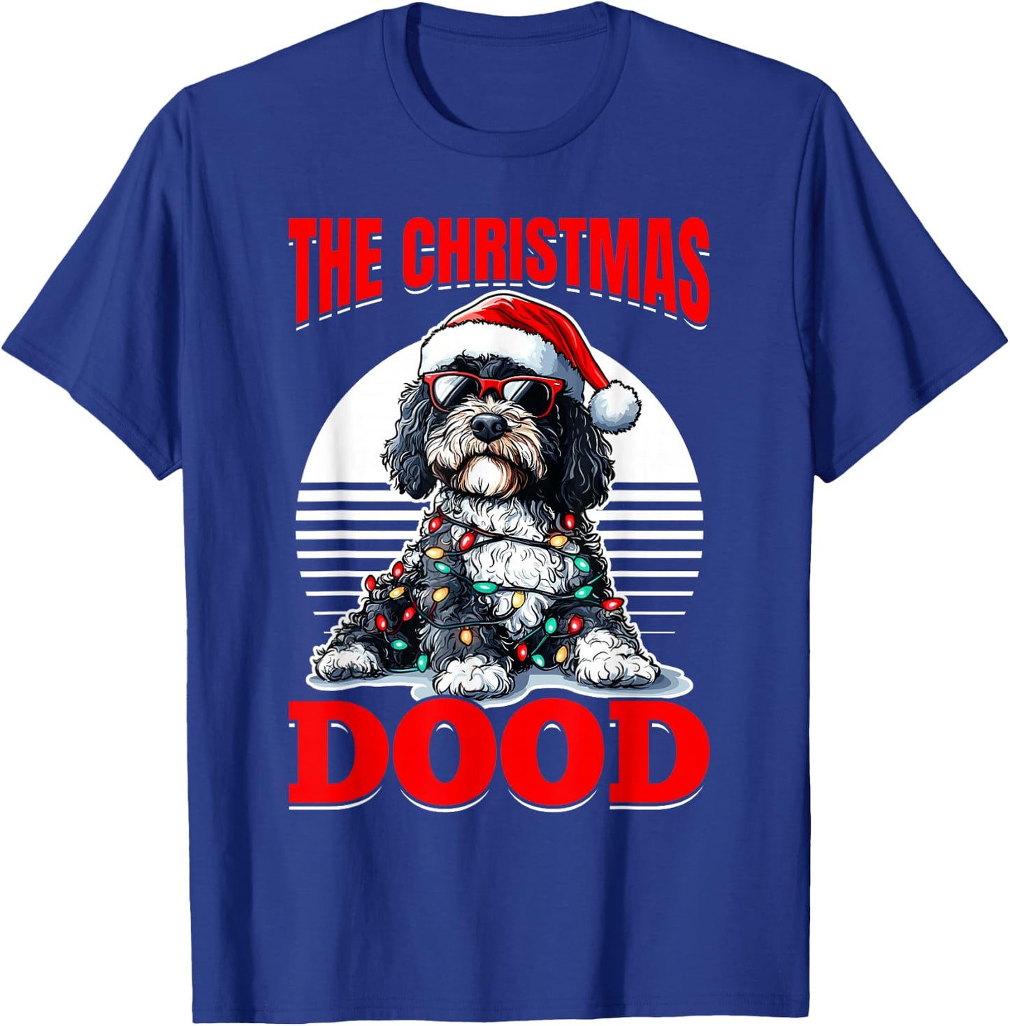 Bernedoodle Christmas Dog Breed The Christmas Dood T-Shirt - T-Shirt | Royal