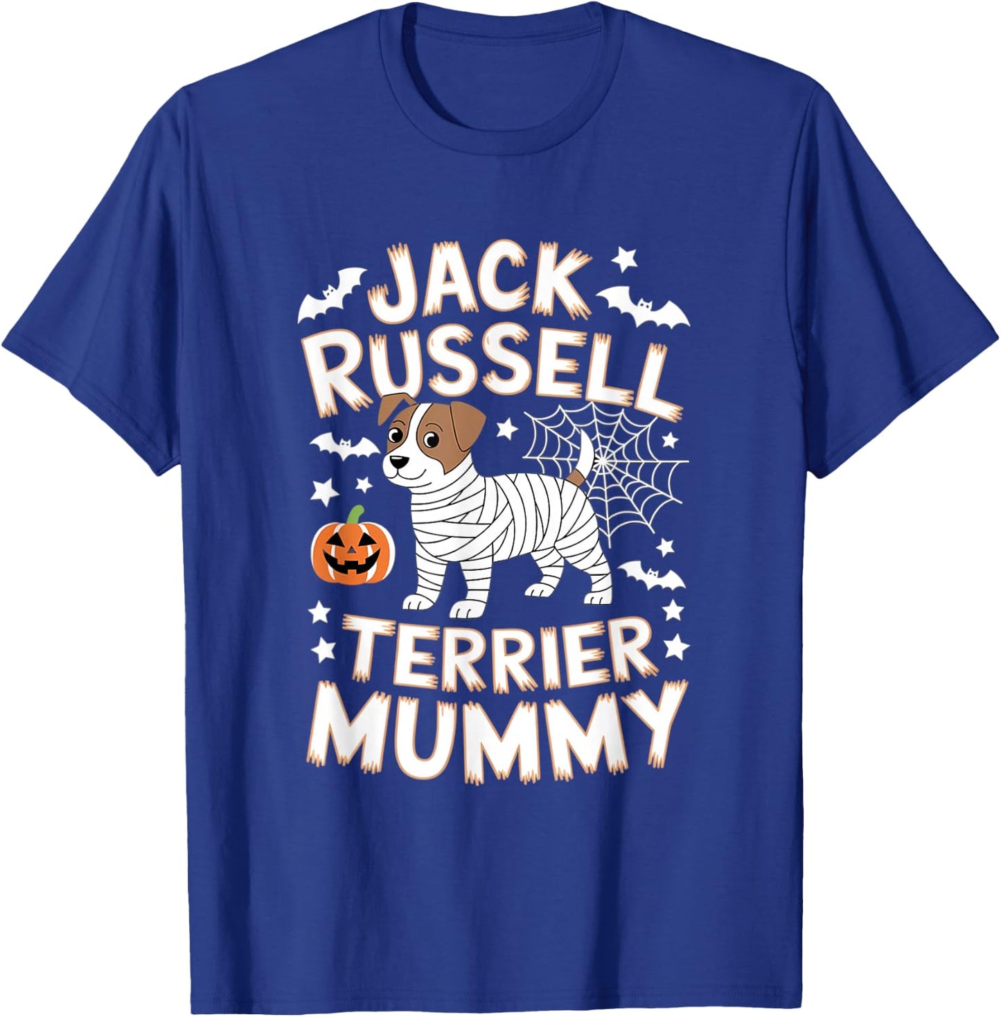 Jack Russell Terrier Mummy - Halloween Costume T-Shirt - T-Shirt | Royal