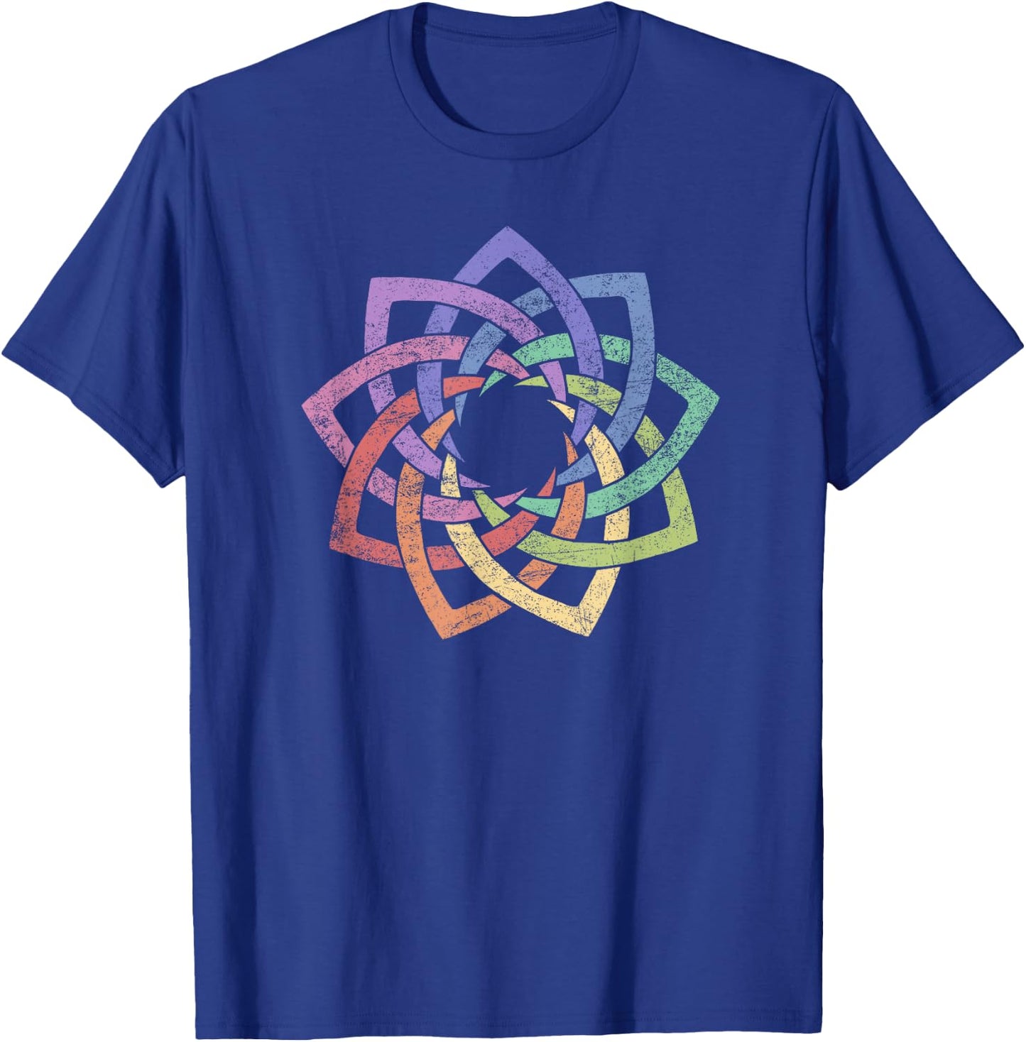 Woven in Unity Nine Pointed Star - Vintage Style Baha'i top T-Shirt - T-Shirt | Royal