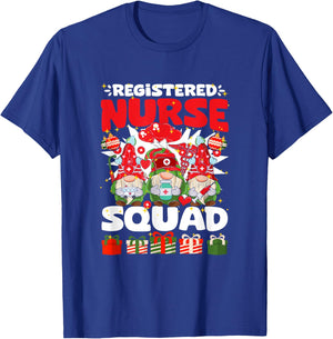 Registered Nurse Squad RN Gnomies Nursing Nurse Gnome T-Shirt - T-Shirt | Royal