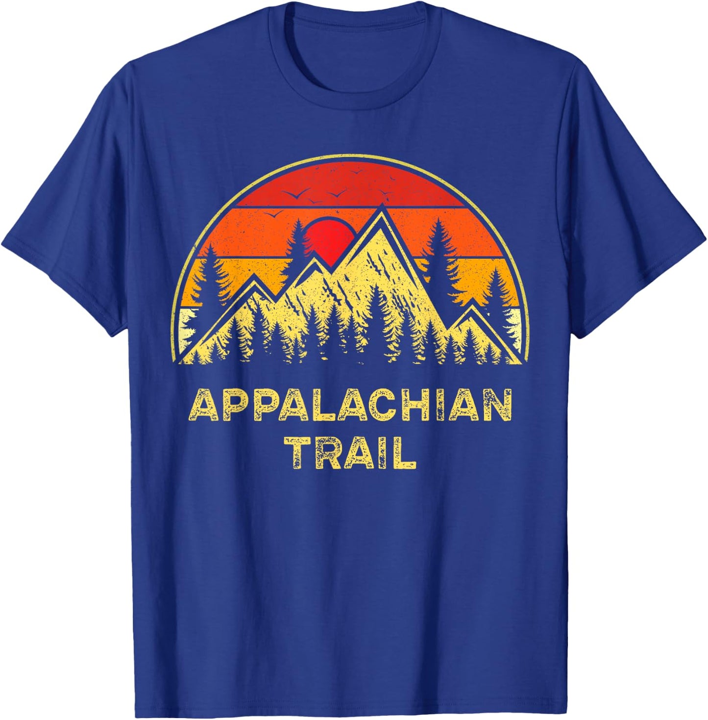 Vintage Appalachian Trail Nature Hiking Mountains Souvenir T-Shirt - T-Shirt | Royal