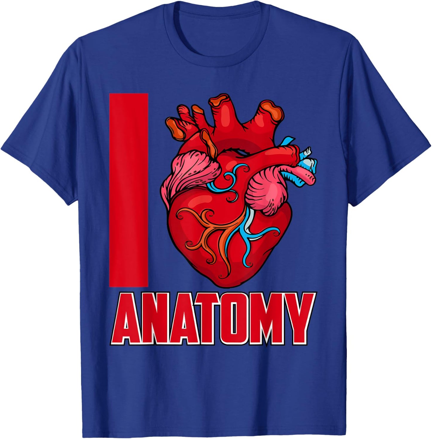 Love Anatomy Doctor Medical School Students Doctors Graphic T-Shirt - T-Shirt | Royal