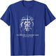 Fatherhood is Kingdom Work Retro Faith Based Lion Cross T-Shirt - T-Shirt | Royal