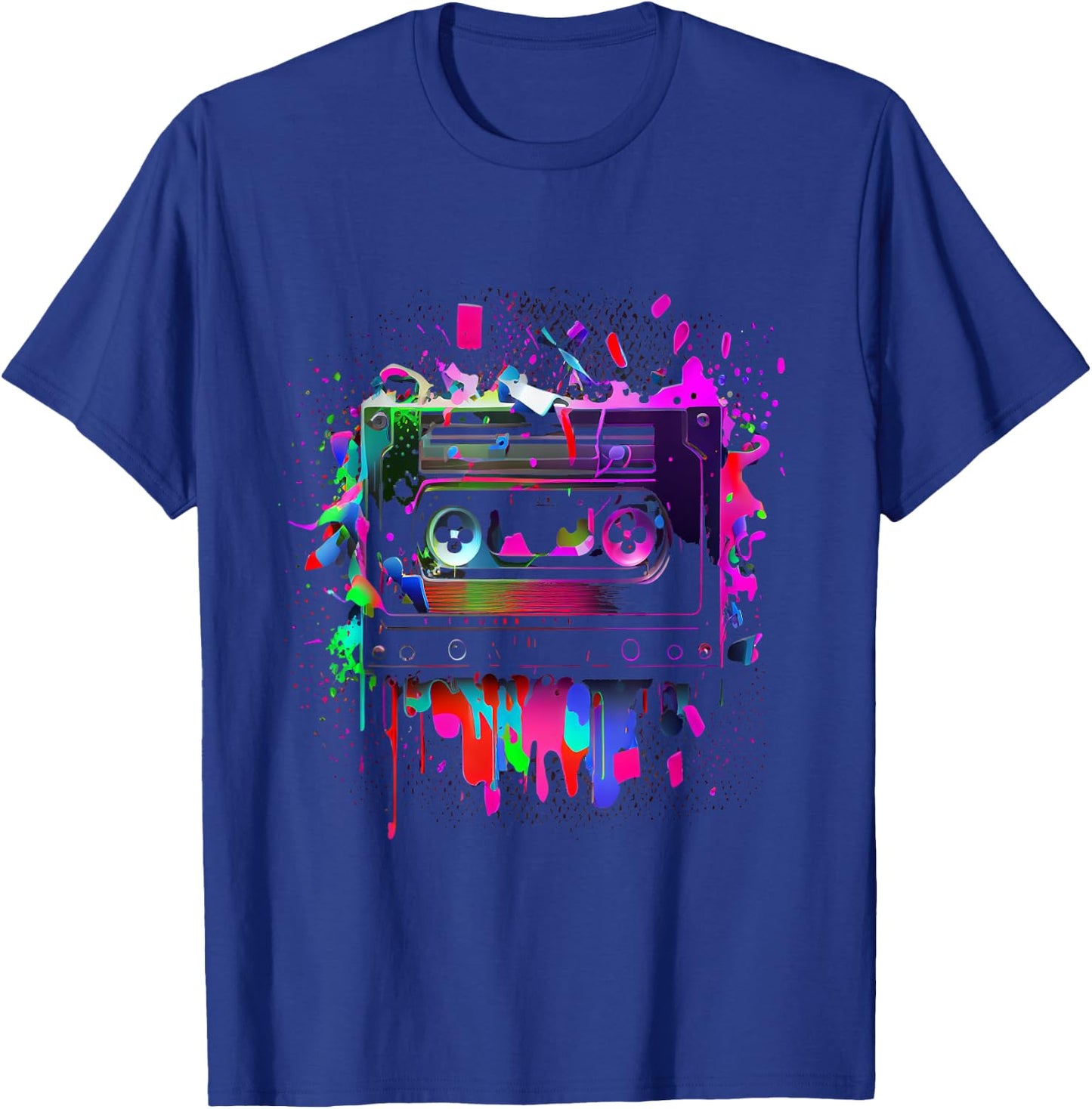 80er 90er Jahre Retro Party Verkleidung Kassette Tape T-Shirt - T-Shirt | Royal