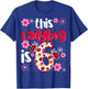 This Ladybug Is 6 - Ladybug Lover 6 Years Old Girls Birthday T-Shirt - T-Shirt | Royal
