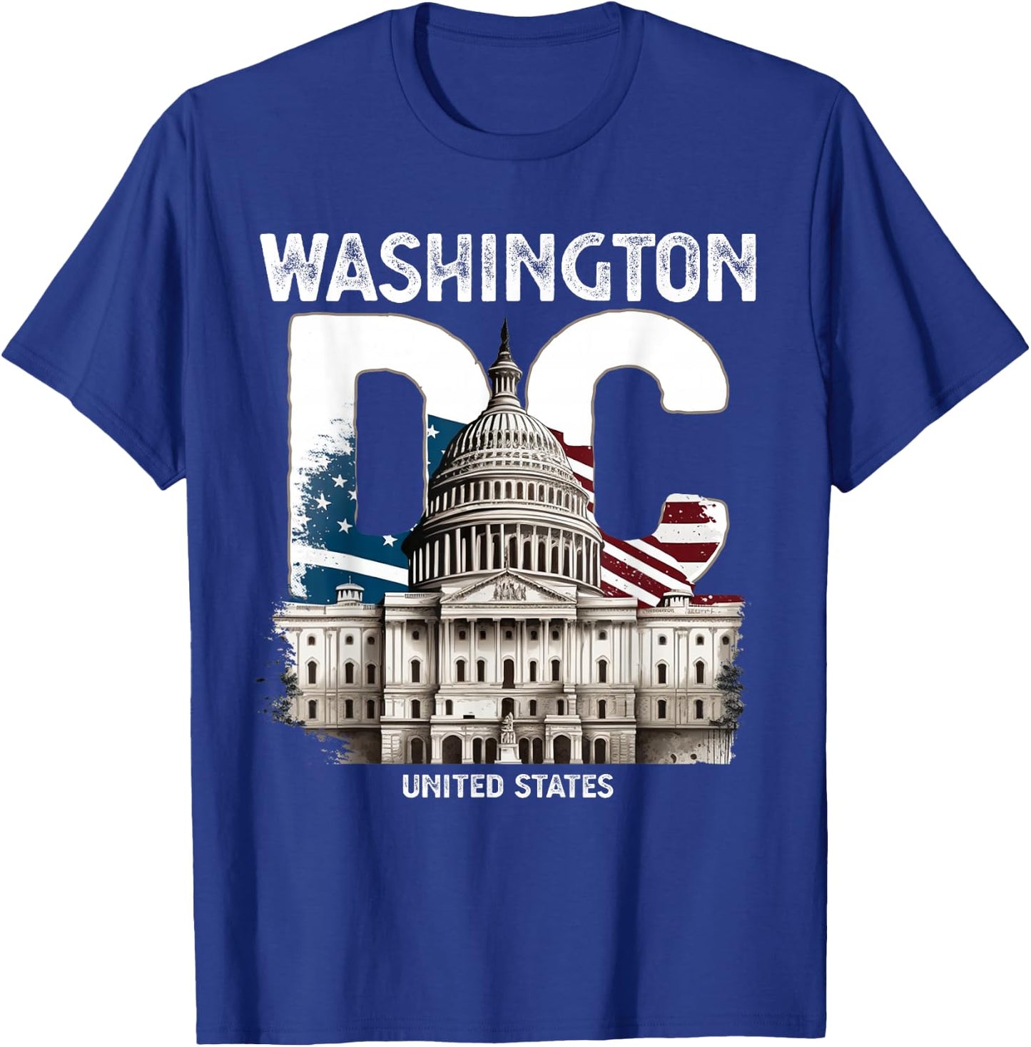 Washington DC Capitol Hill USA Souvenirs Gifts Men Women Kid T-Shirt - T-Shirt | Royal