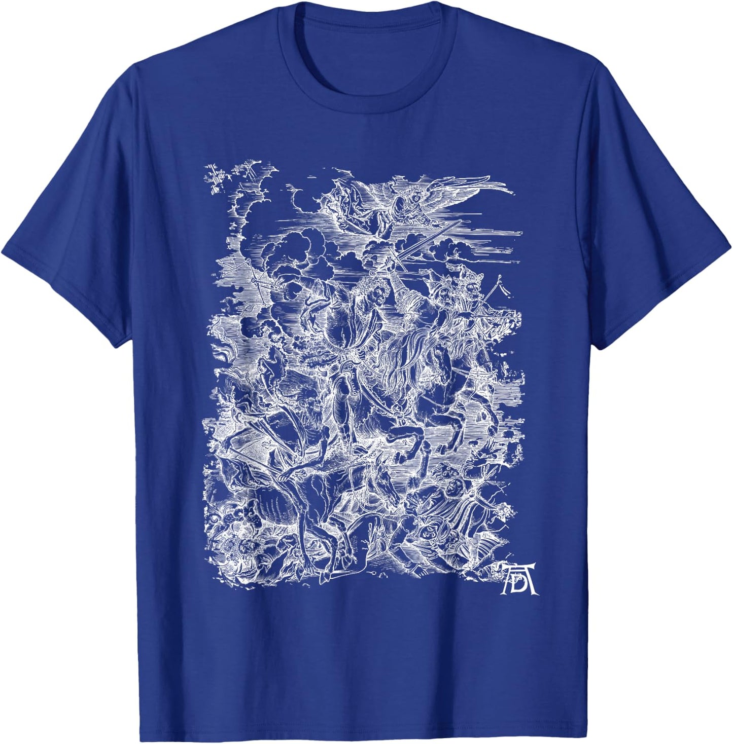 The Horsemen of the Apocalypse (1498) Dürer Armageddon Satan T-Shirt - T-Shirt | Royal