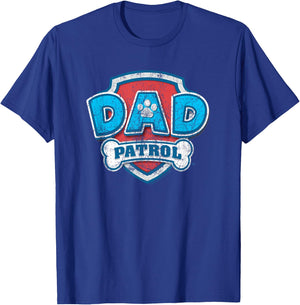 Paw Patrol Father's Day Dad Patrol , black T-Shirt - T-Shirt | Royal